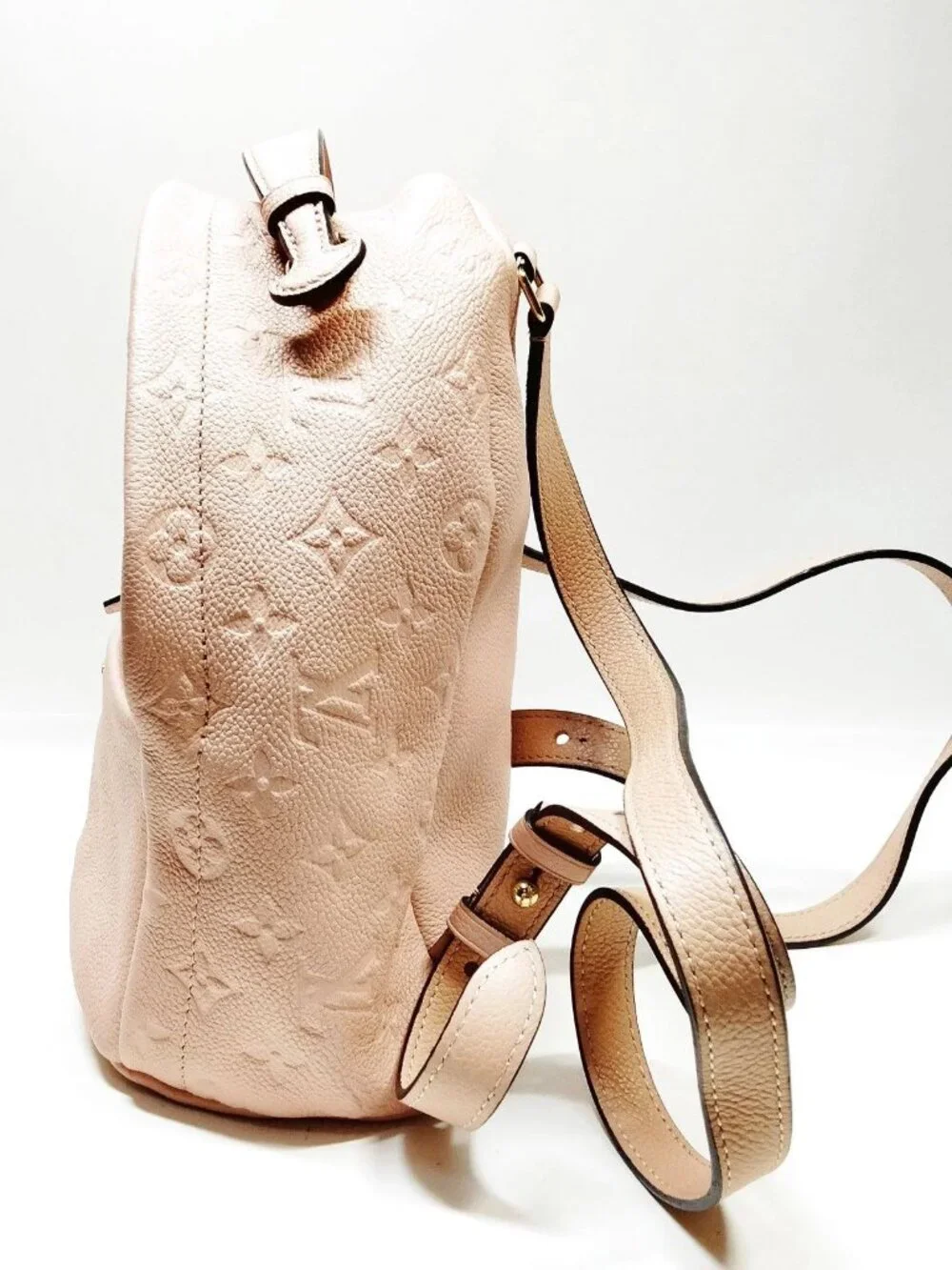 Louis Vuitton Pink Embossed Monogram Mini Backpack